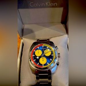 Mens Calvin Klein Silver Watch